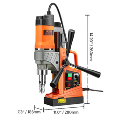 1450W Magnetic Drill Press 2810lbf 1.6" Capacity-Hammerox Industrial