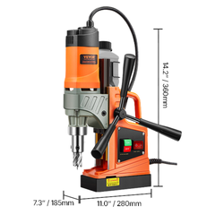 1450W Magnetic Drill Press 2810lbf 1.6" Capacity with Bits-Hammerox Industrial