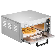 14" Commercial Electric Countertop Pizza Oven Single Deck