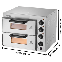 14" Commercial Electric Countertop Pizza Oven