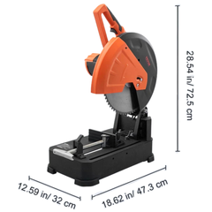 14" Metal Chop Saw 45° Miter Cut