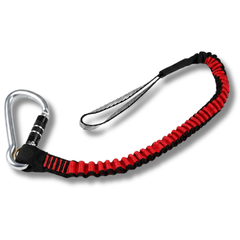 15.9kg Bungee Tool Tether with Self Locking Karabiner - GRiPPS