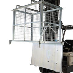 1500L Drop Bottom Bin with Mesh Sides-Hammerox Industrial