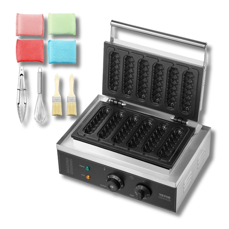 1500W 6 Piece Waffle Stick Maker-Hammerox Industrial