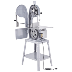 1500W Commercial Electric Meat Bandsaw Stainless Steel - Tall Freestanding