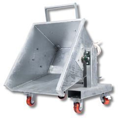 150L Galvanised Forklift Waste Tipping Bin-Hammerox Industrial