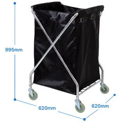 150L X Frame Laundry Cart-Hammerox Industrial