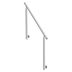150cm Side Mount Outdoor Stair Handrail-Hammerox Industrial
