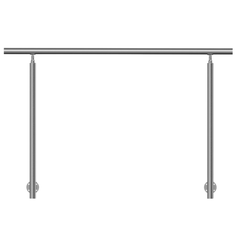 150cm Side Mount Outdoor Stair Handrail