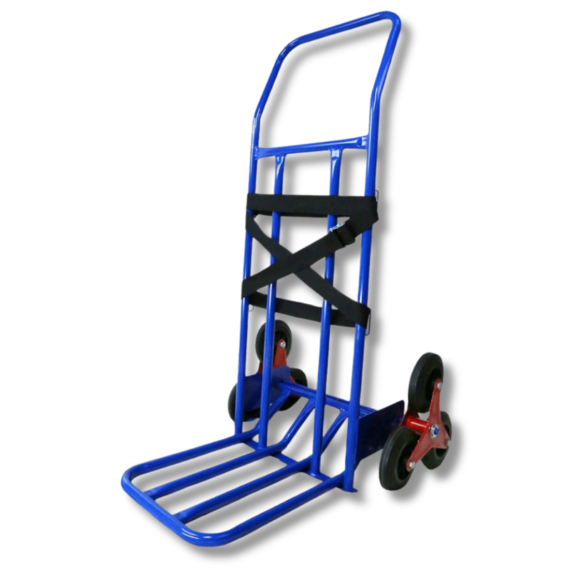 150kg Stair Climbing Hand Trolley with 6 Wheels-Hammerox Industrial