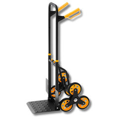 150kg Stair Climbing Trolley Cart 6 Wheel with Ropes-Hammerox Industrial