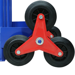 150kg Stair Climbing Hand Trolley with 6 Wheels