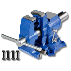 150mm Bench Vice Heavy Duty 360° Swivel Base-Hammerox Industrial