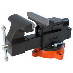 150mm Bench Vice Heavy Duty with Anvil 360° Swivel-Hammerox Industrial