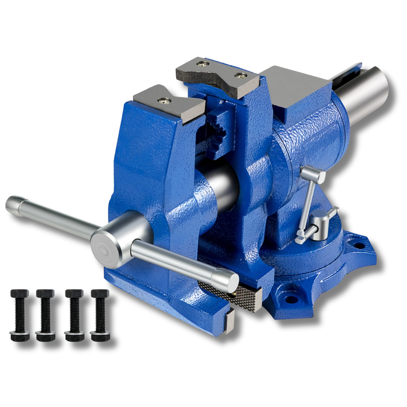 150mm Bench Vice Heavy Duty 360° Swivel Base