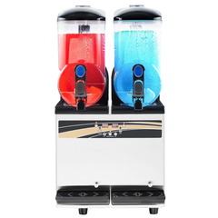 15L x2 Tank Commercial Slushy Machine -15~10℃ Frozen Drink Maker-Hammerox Industrial