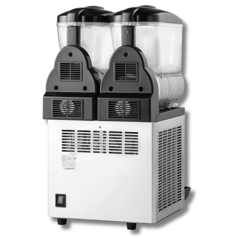 15L x2 Tank Commercial Slushy Machine -15~10℃ Frozen Drink Maker-Hammerox Industrial