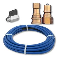15m Pro 4000 Solution Hose with Premium Quick Connects & Valve - Hydro-Force-Hammerox Industrial
