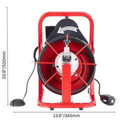 15m x 3/8" Electric Drain Cleaner Machine-Hammerox Industrial