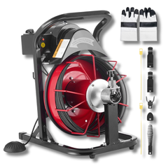 15m x 8mm Electric Drain Cleaner Machine-Hammerox Industrial