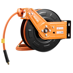 15m x 9.5mm Retractable Air Hose Reel Rubber Hose-Hammerox Industrial