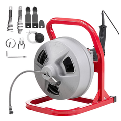 15m x 8mm Drain Cleaner Machine Manual Feed