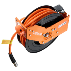 15m x 9.5mm Retractable Air Hose Reel Hybrid Hose