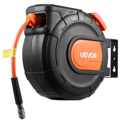15m x 9.5mm Retractable Air Hose Reel PVC Hose 300PSI