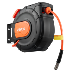 15m x 9.5mm Retractable Air Hose Reel PVC Hose 300PSI