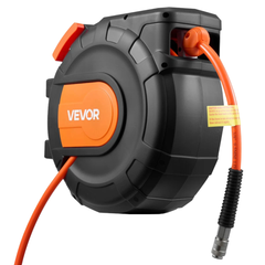 15m x 9.5mm Retractable Air Hose Reel PVC Hose 300PSI