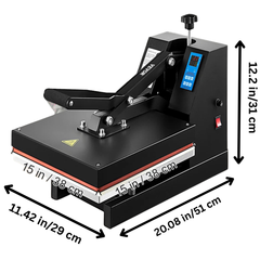 15x15" Heat Press Machine Sublimation T Shirt Press
