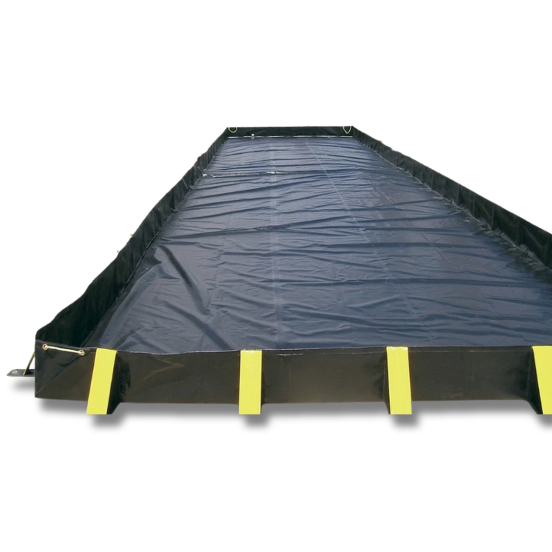 15 x 3.6m 16200L Collapsible PVC Spill Bund