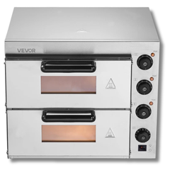 16" Commercial Electric Countertop Pizza Oven Double Deck-Hammerox Industrial