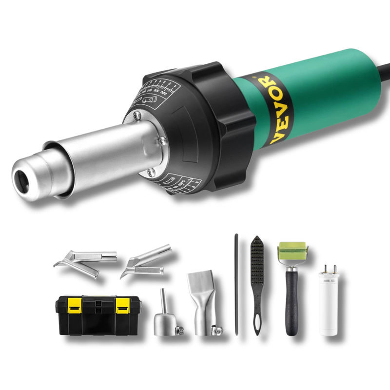 1600W Hot Air Plastic Welder with Accessories-Hammerox Industrial