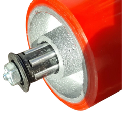 1600kg 6"x2" Heavy Duty PU Castor Wheels 4 Swivel with Brakes-Hammerox Industrial