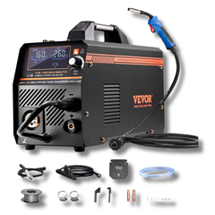 160A MIG Welder 4 In 1 Gas Flux Core Stick Lift TIG-Hammerox Industrial