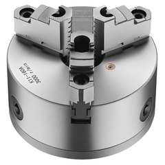 160mm 3 Jaw Self Centering Lathe Chuck with Backing Plate-Hammerox Industrial