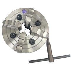 160mm 4 Jaw Independent Lathe Chuck with D1-4 Camlock Back Plate-Hammerox Industrial