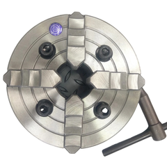 160mm 4 Jaw Independent Lathe Chuck with D1-4 Camlock Back Plate-Hammerox Industrial
