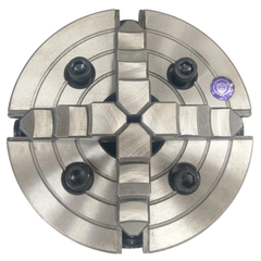 160mm 4 Jaw Independent Lathe Chuck with D1-4 Camlock Back Plate-Hammerox Industrial