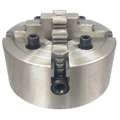 160mm 4 Jaw Independent Lathe Chuck with D1-4 Camlock Back Plate-Hammerox Industrial