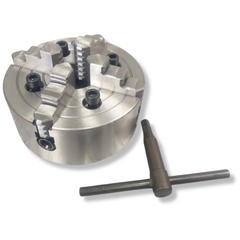 160mm 4 Jaw Independent Lathe Chuck with D1-4 Camlock Back Plate-Hammerox Industrial