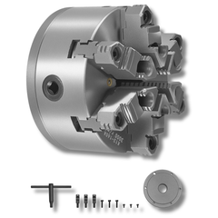 160mm 6 Jaw Self Centering Lathe Chuck D1-4 Cam Lock