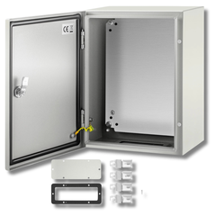 16x12x8" Carbon Steel Electrical Enclosure IP65-Hammerox Industrial