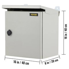 16x16x8" Steel Electrical Enclosure NEMA 4 Outdoor