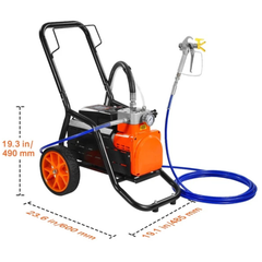 1700W Airless Paint Sprayer with Cart-Hammerox Industrial