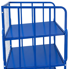 1730mm Heavy Duty Sloping 4 Shelf Trolley-Hammerox Industrial