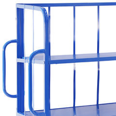 1730mm Heavy Duty Sloping 4 Shelf Trolley-Hammerox Industrial