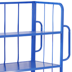 1730mm Heavy Duty Sloping 4 Shelf Trolley-Hammerox Industrial
