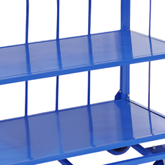 1730mm Heavy Duty Sloping 4 Shelf Trolley-Hammerox Industrial